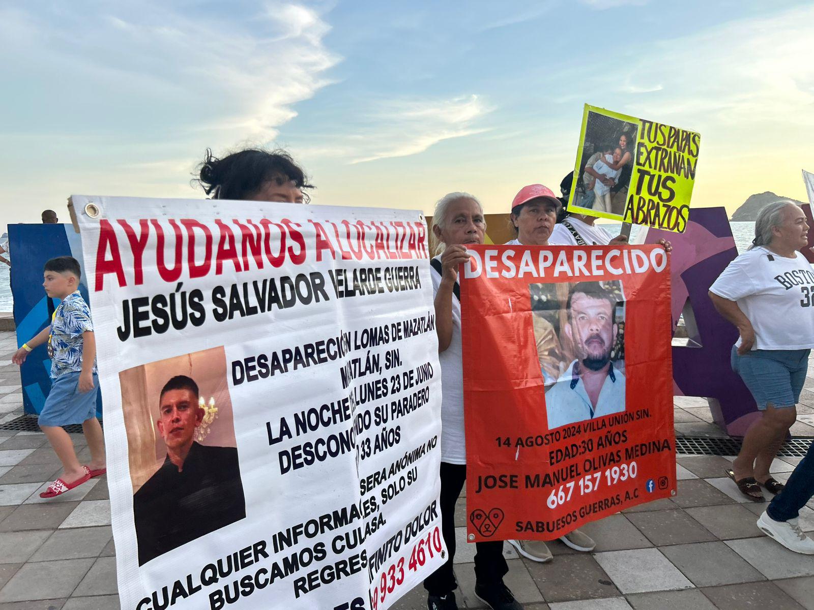 $!‘Nos hemos convertido en fichas de búsqueda en vida’: familiares de desaparecidos en Mazatlán