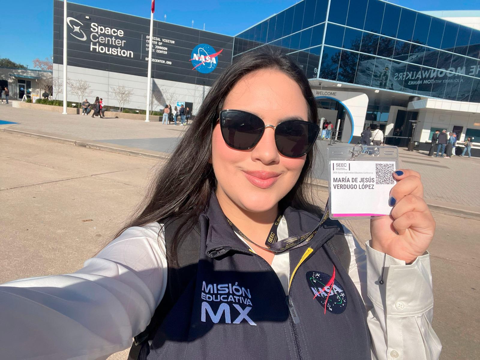 $!Estudiante de Economía de la UAS participa en capacitación de la NASA en Houston