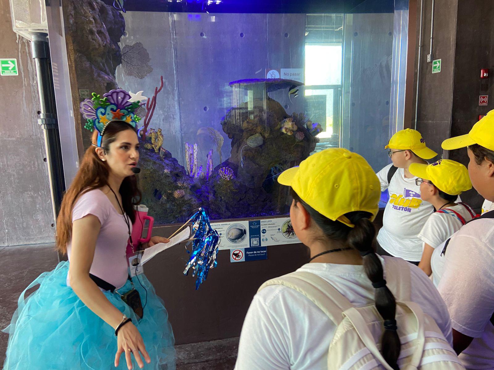 $!Niños del CRIT Sinaloa visitan el Gran Acuario Mazatlán