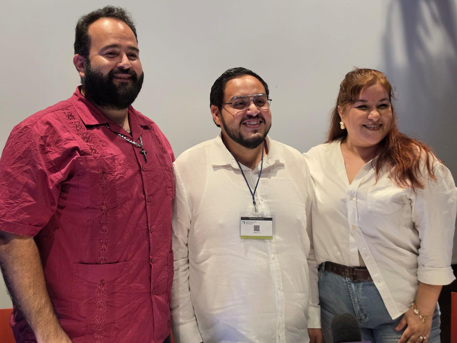 $!Jorge Echeagaray, Luis Antonio “Momo” Ríos y Fernanda González.