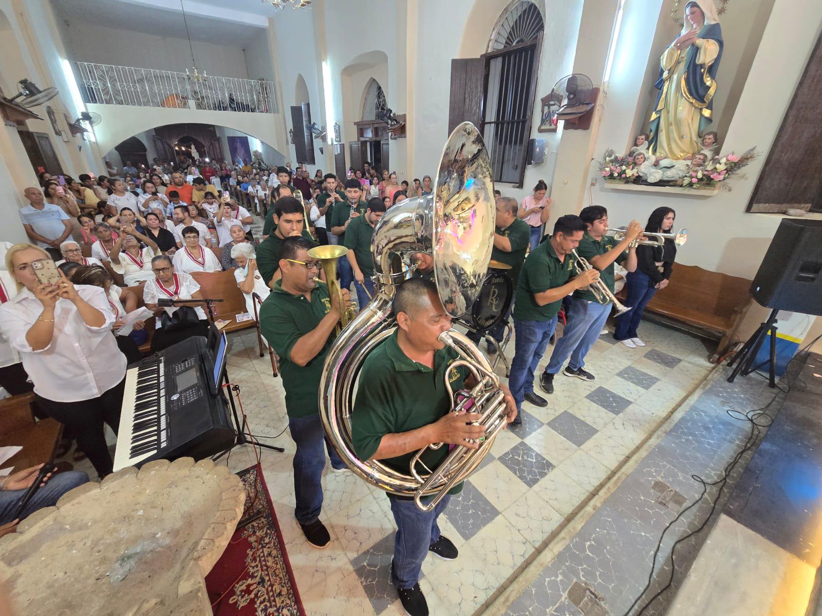 $!Celebran en Cacalotán, Rosario, la solemnidad de la Virgen de Loreto