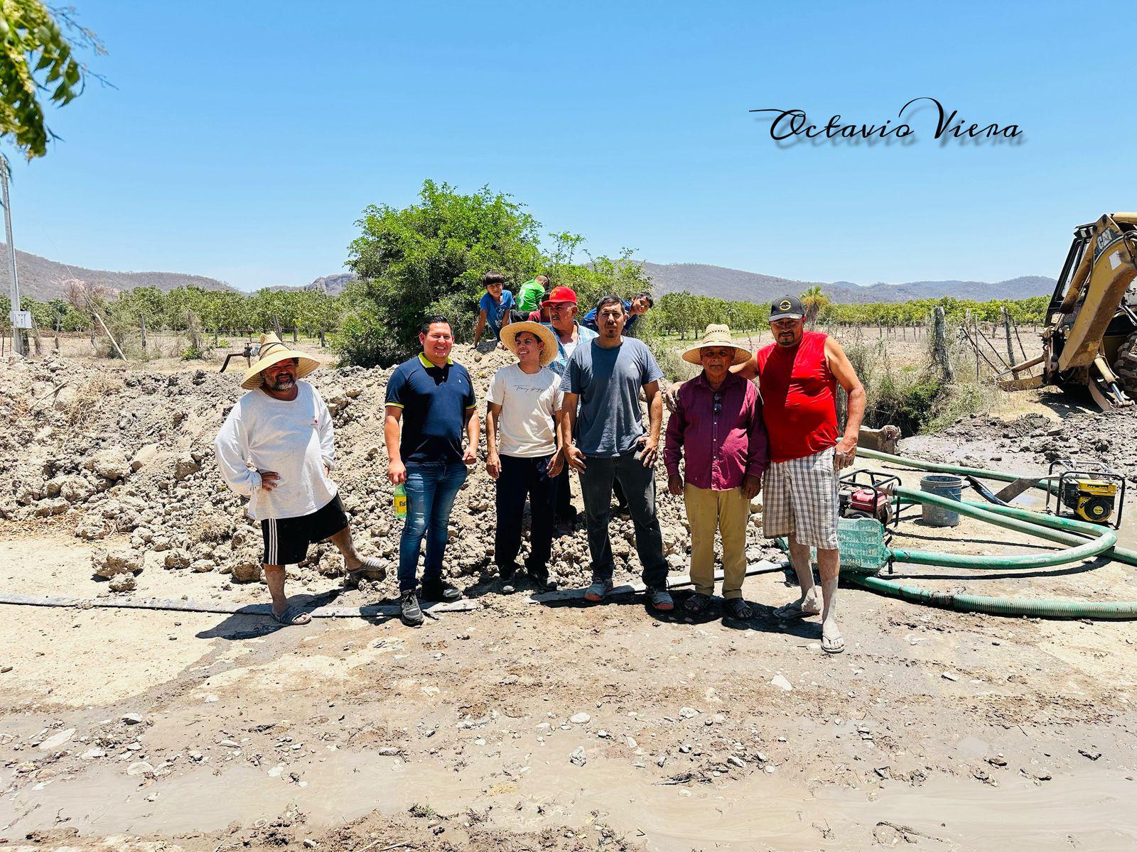 $!Con iniciativa de ciudadanos, inician construcción de pozo de agua en Ejido La Campana, Escuinapa