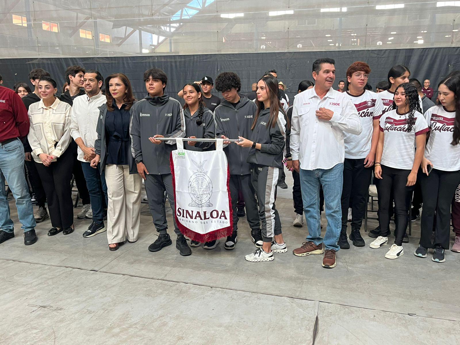 $!Abanderan a delegación de Sinaloa para la Olimpiada Nacional Conade 2026