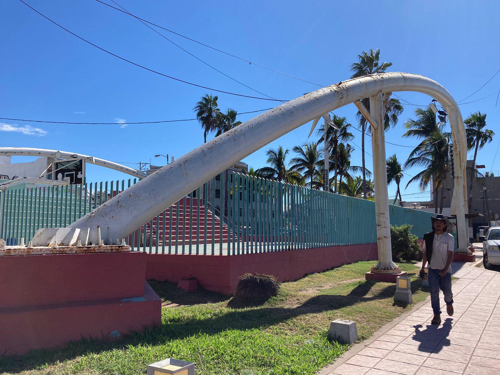 $!Entregarán en enero la cancha Martiniano Carvajal en Mazatlán