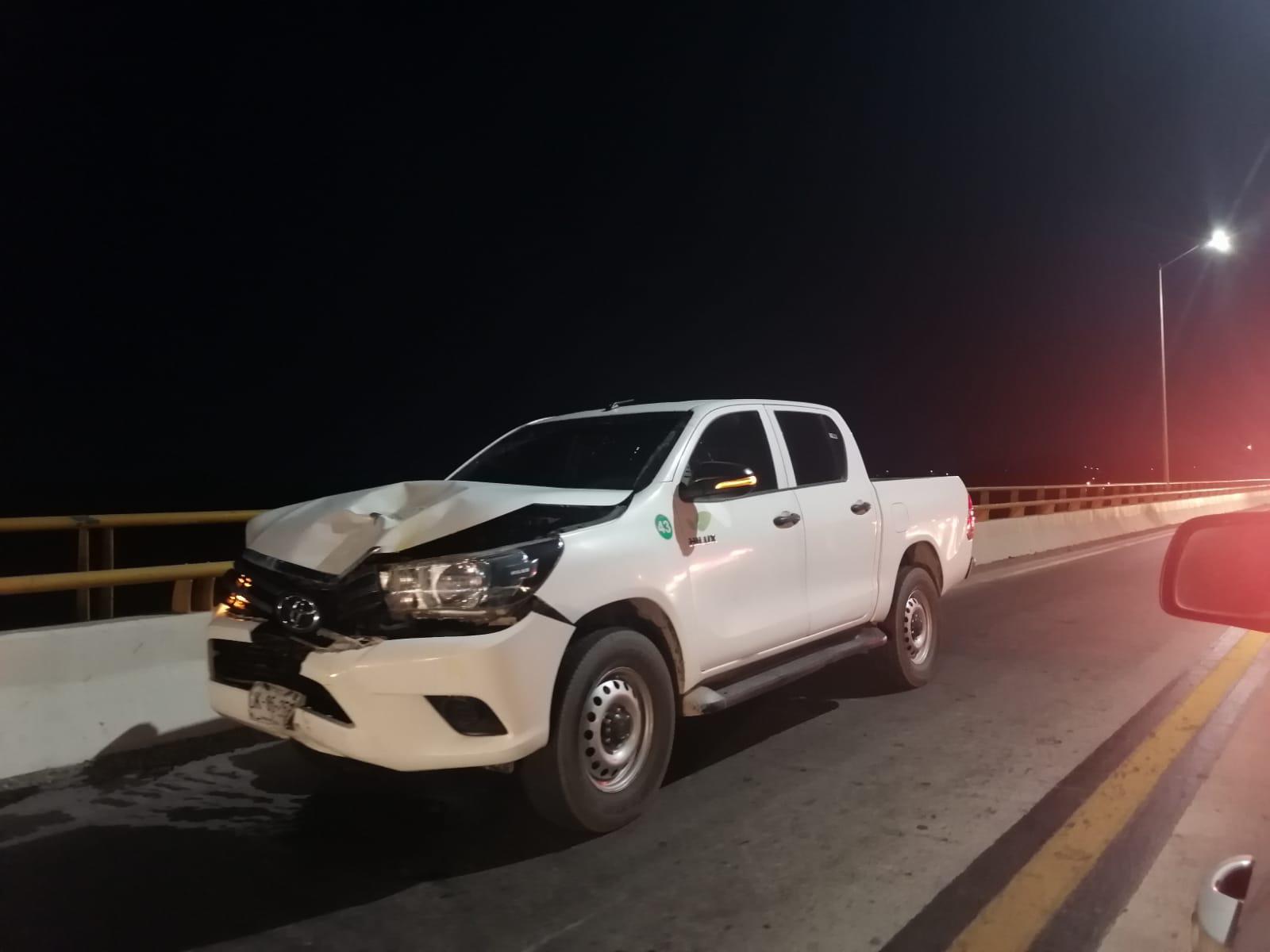 $!Muere una mujer en un choque en moto sobre el puente Baluarte, en Rosario