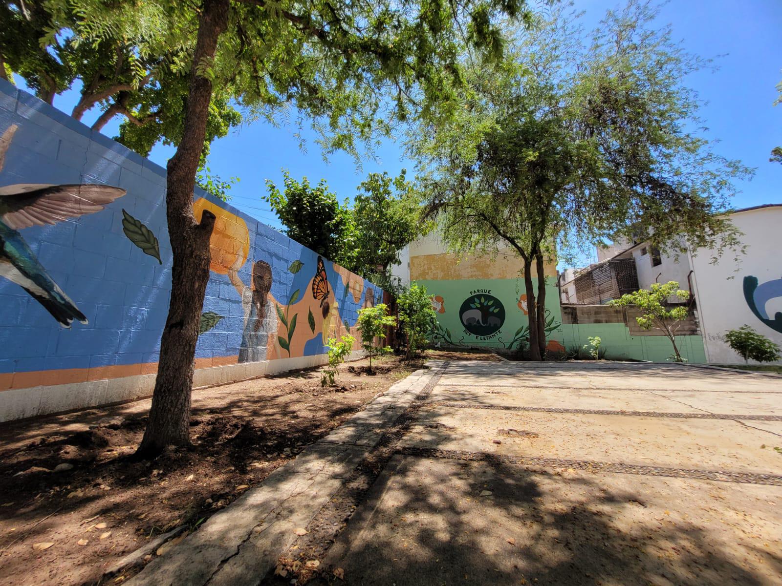 $!Vecinas de Cañadas, en Culiacán, defienden y cuidan el parque de la colonia