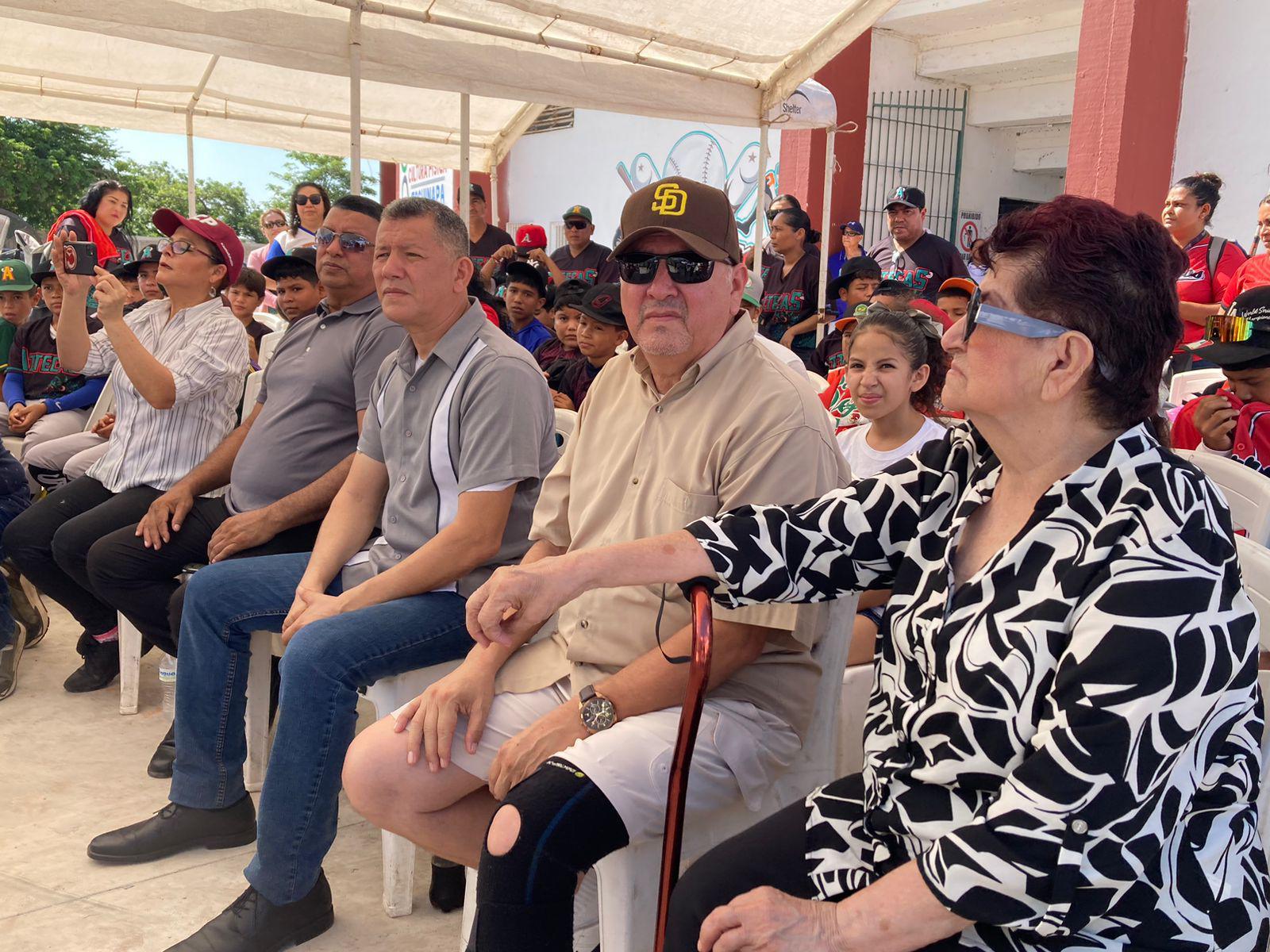 $!Inauguran en Escuinapa Cuadrangular de Beisbol Infantil