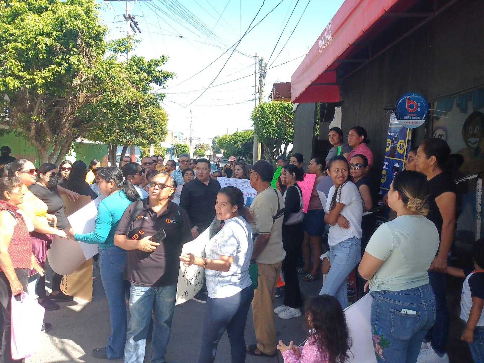 $!Autoridades de Mazatlán responden a reclamo de Jardín de Niños Bertha Von Gloumer