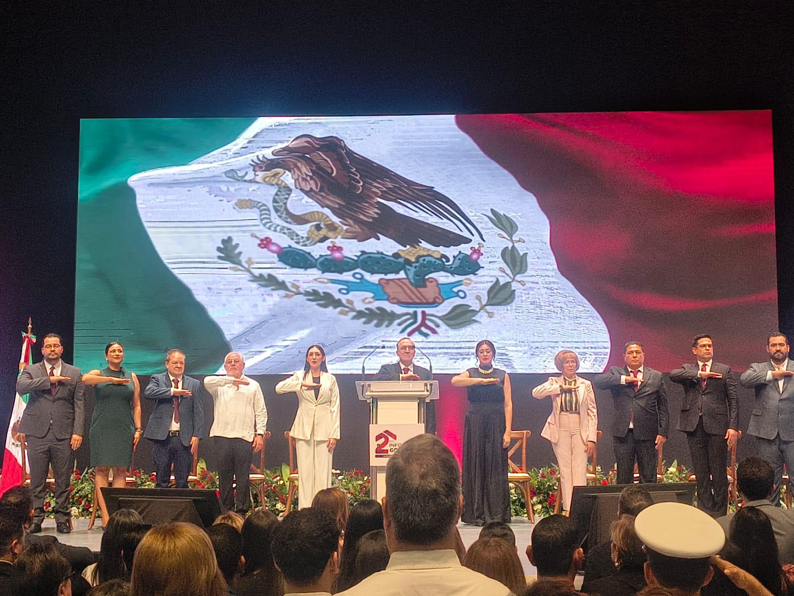 $!Alcalde de Ahome rinde su Segundo Informe de Gobierno y reconoce retos pendientes en servicios públicos