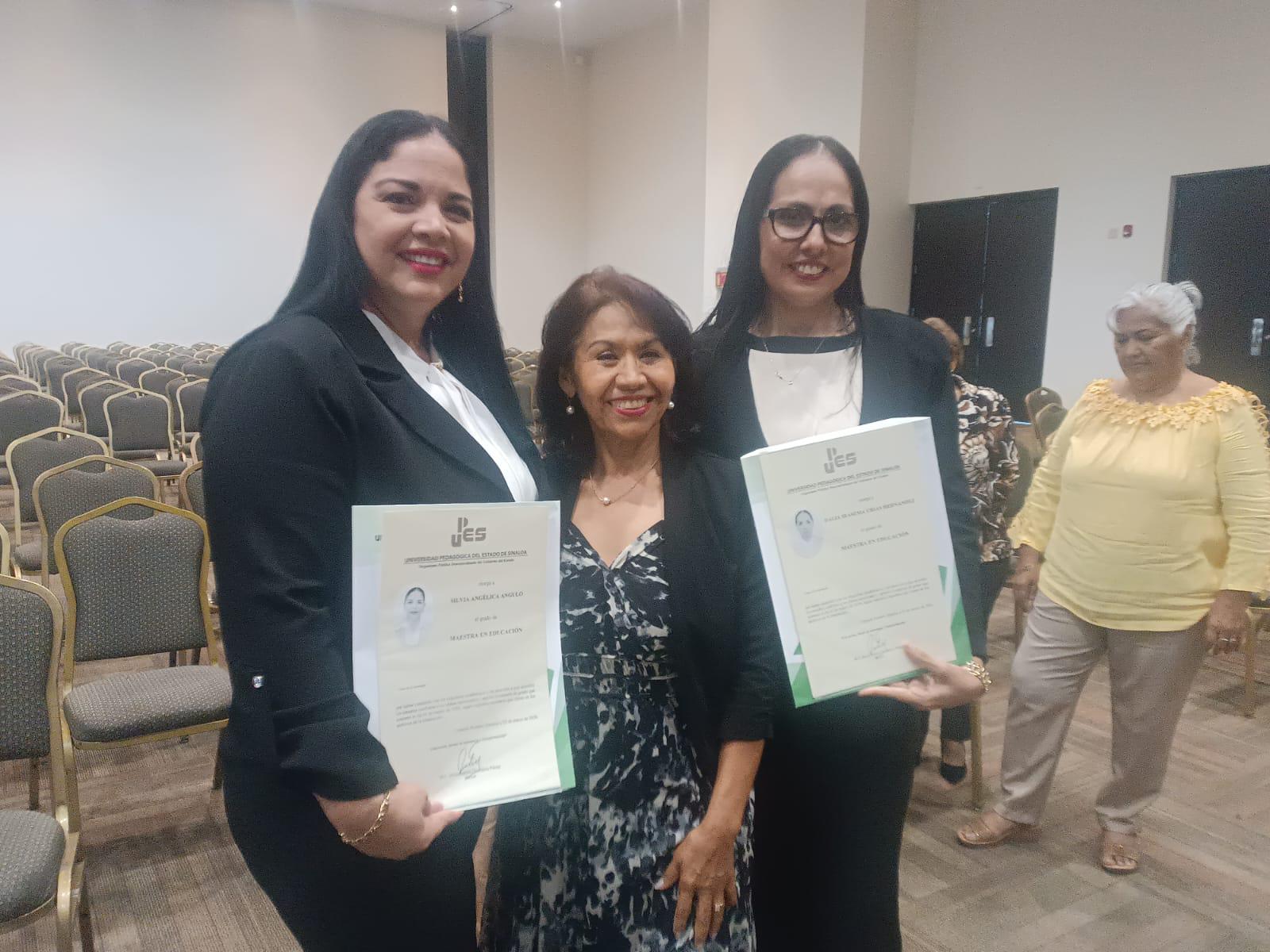 $!Silvia Angélica Angulo, Luz María Angulo Sandoval y Dalia Irasema Urías Hernández.