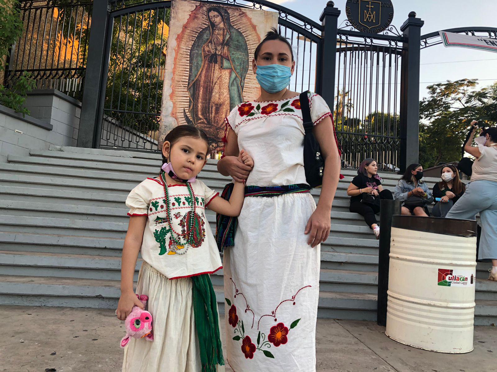 $!Virgen de Guadalupe convoca a feligreses al templo de La Lomita en Culiacán