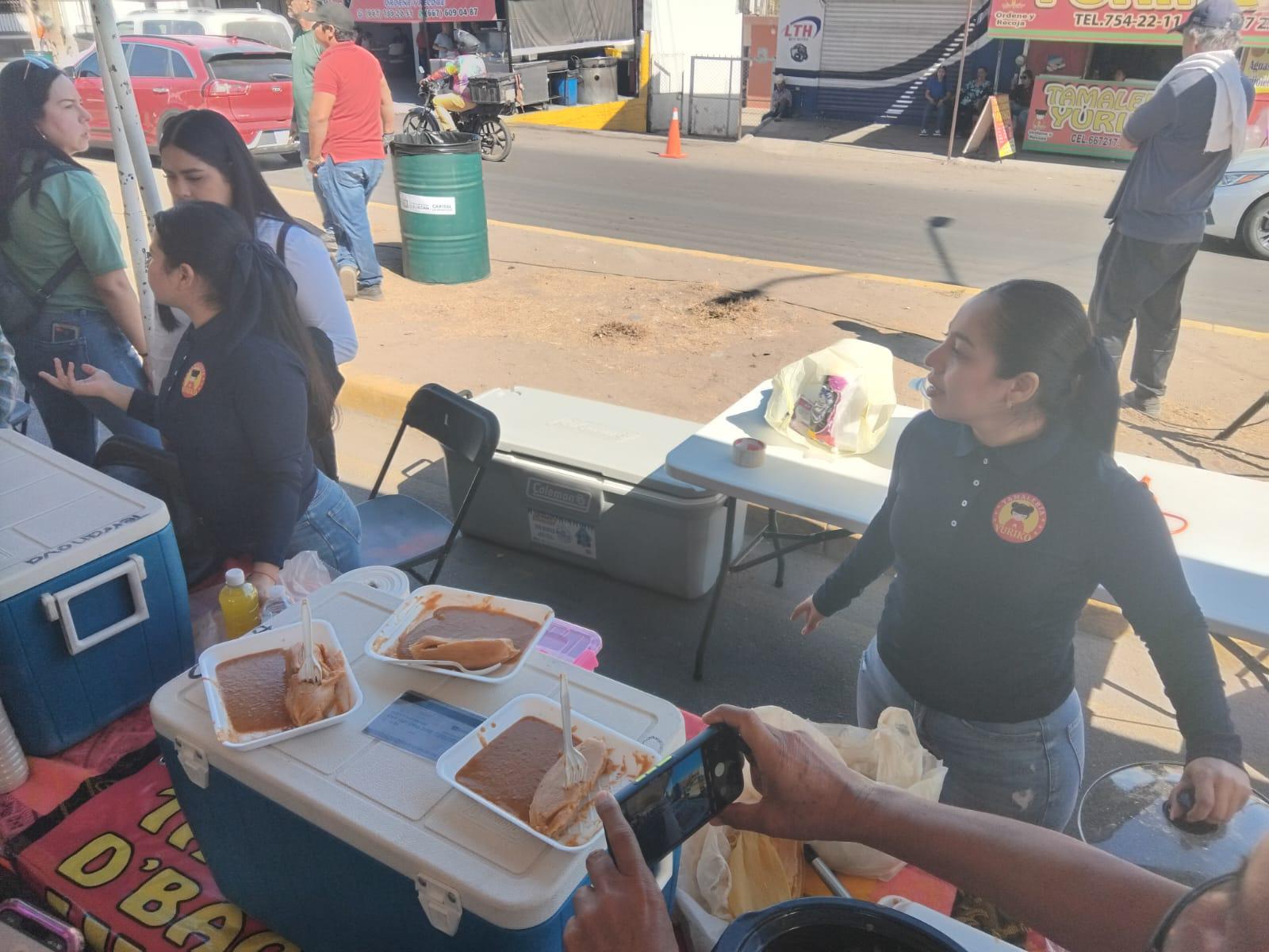 $!Celebran la primera Feria del Tamal sobre el corredor gastronómico de Bacurimí