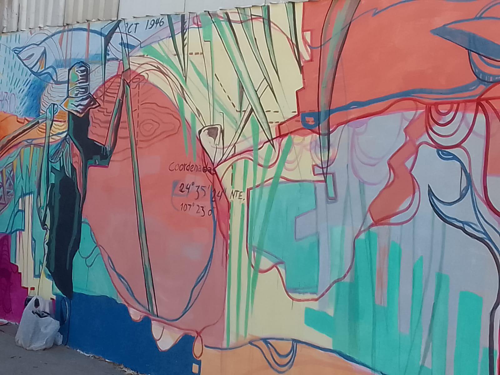 $!Artistas trabajan en ‘Callejón de los Sueños’ por la paz de Costa Rica, Sinaloa