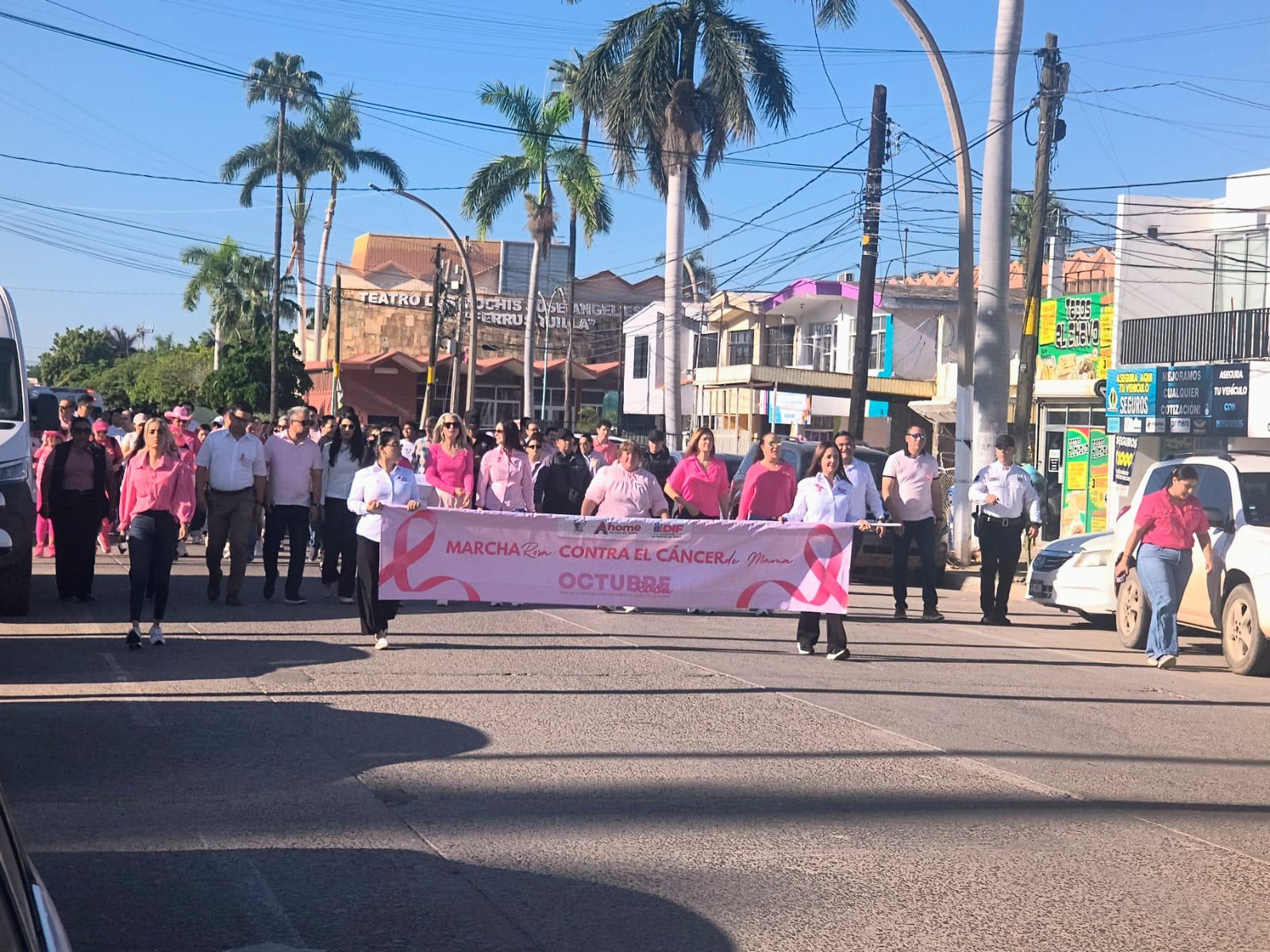 $!Organizan en Los Mochis la Marcha Rosa 2026 para generar conciencia sobre el cáncer de mama y su prevención