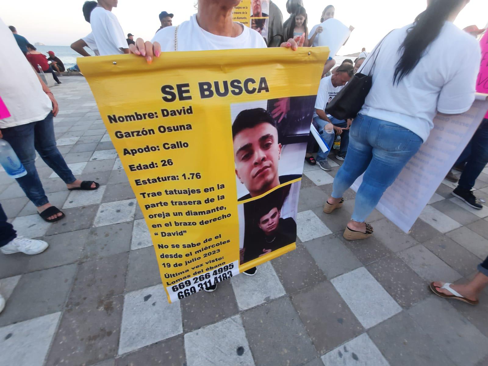 $!Realizan nueva protesta por joven desaparecido en Mazatlán