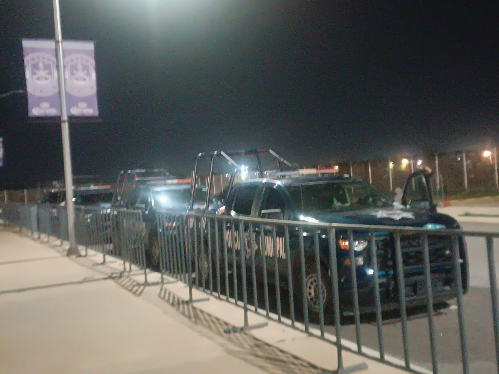 $!Despliegan operativo de seguridad en El Encanto ante duelo entre Mazatlán FC y Chivas