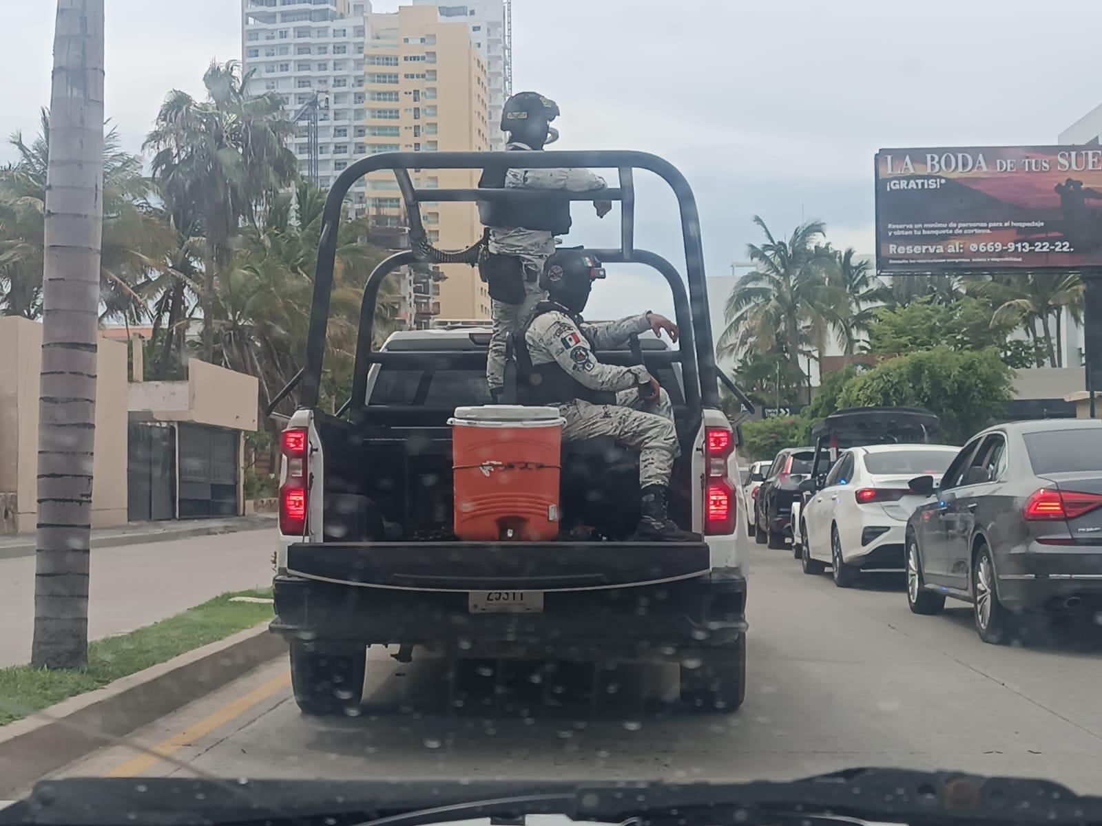 $!Playas de Mazatlán lucen con afluencia moderada este sábado de vacaciones de verano