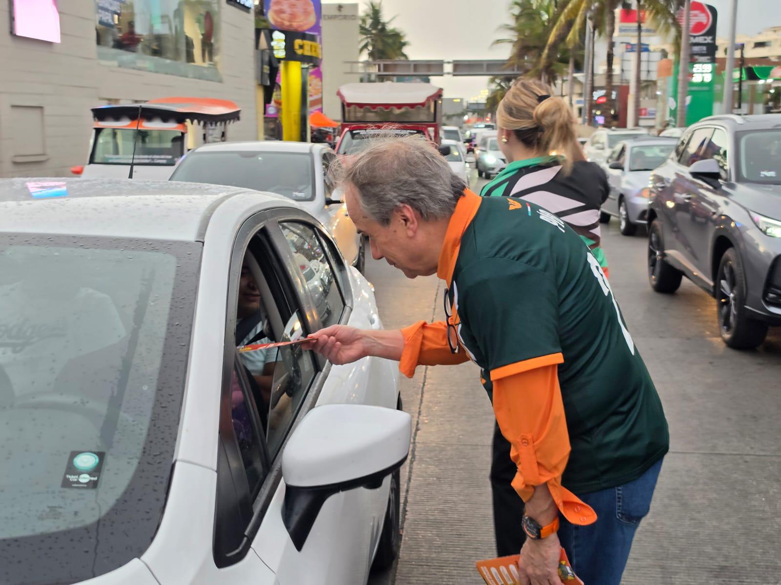 $!Lleva Movimiento Ciudadano mensaje de unidad en Mazatlán a través del Mundial