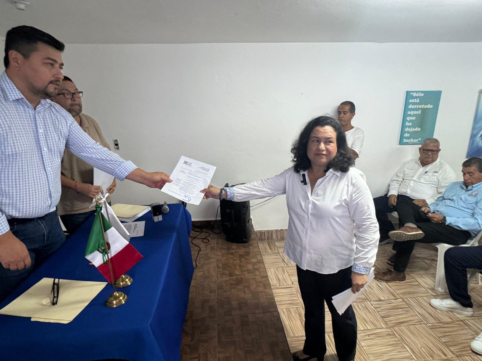 $!Con un enfoque ciudadano e incluyente busca Nadia Vega la dirigencia del PAN en Mazatlán