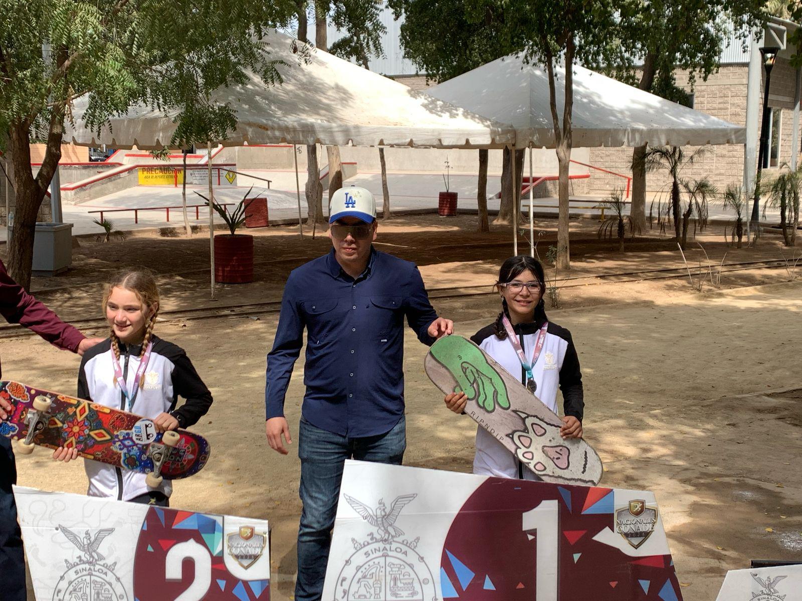 $!Obtiene Mazatlán nueve medallas en el estatal de skateboarding de Juegos Conade