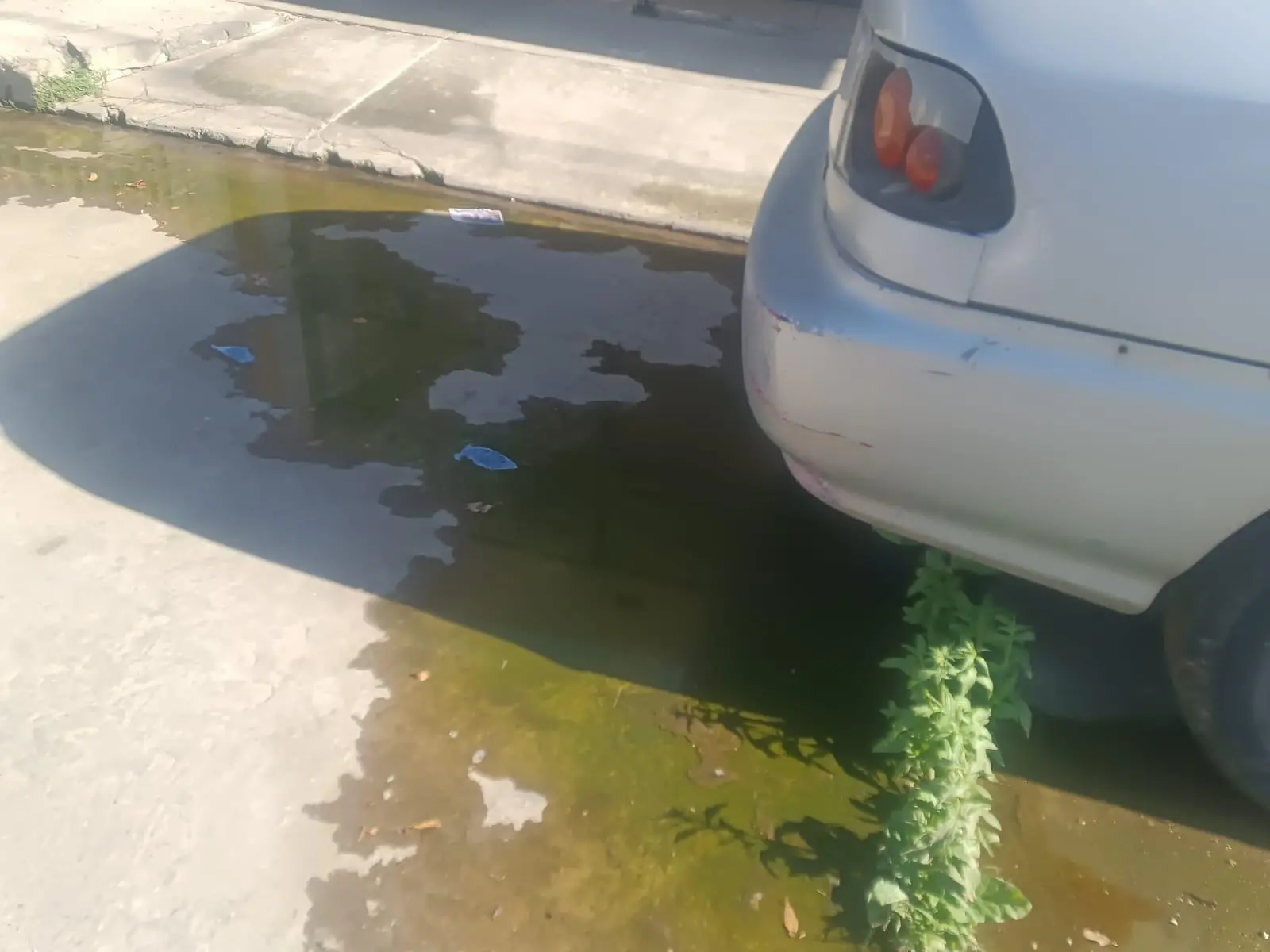 $!Persiste contaminación por fugas de aguas negras en la Calle Río Amazonas, en Campo Bello