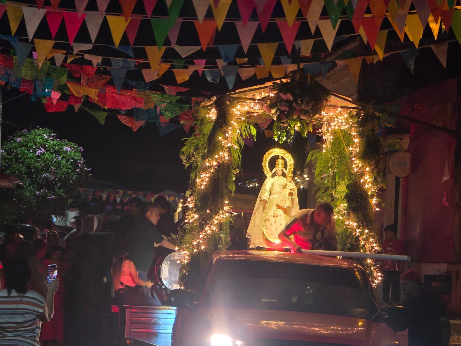 $!Celebran en Cacalotán, Rosario, la solemnidad de la Virgen de Loreto