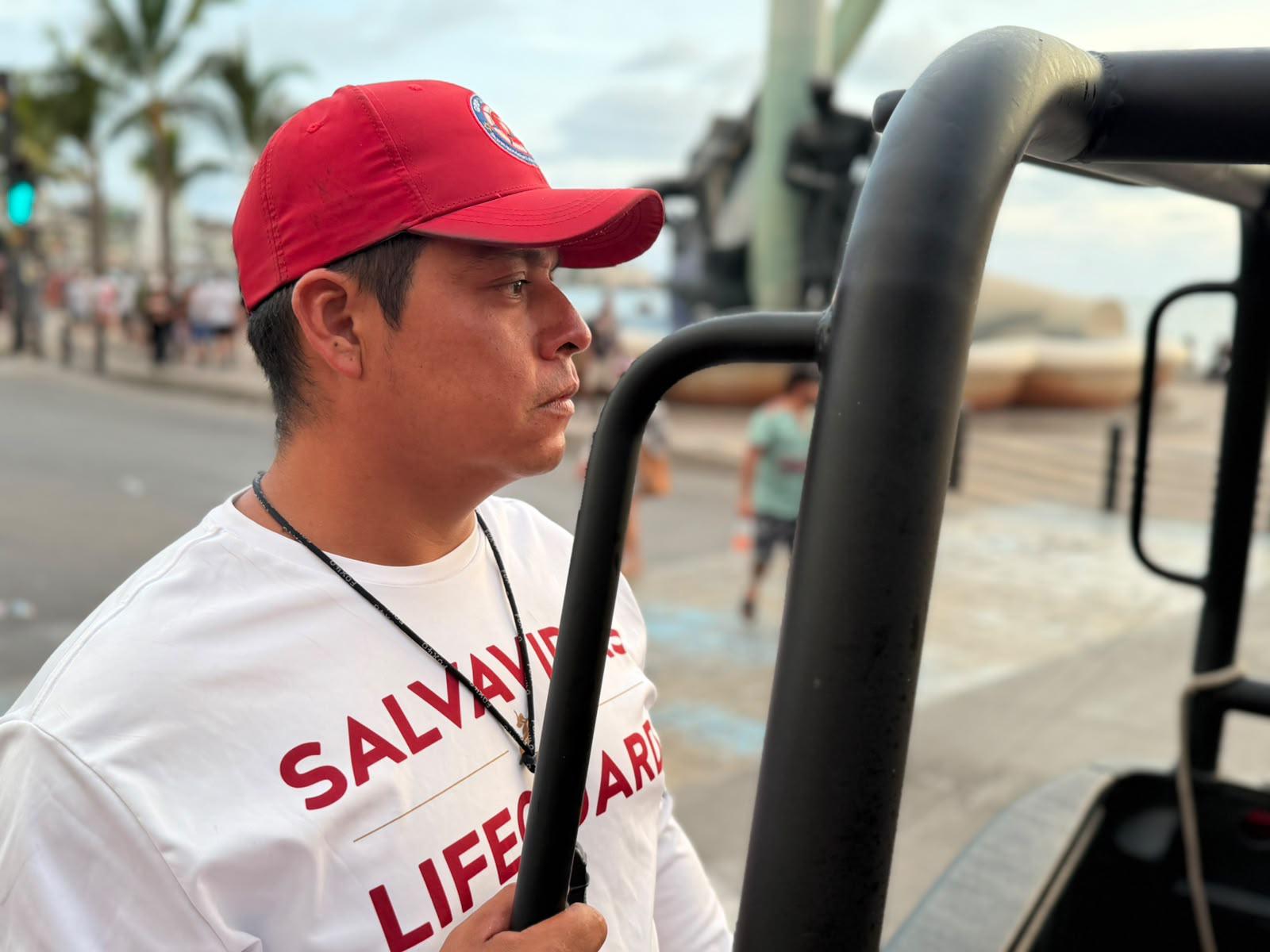 $!La doble misión de Jorge Antonio: ser salvavidas y padre