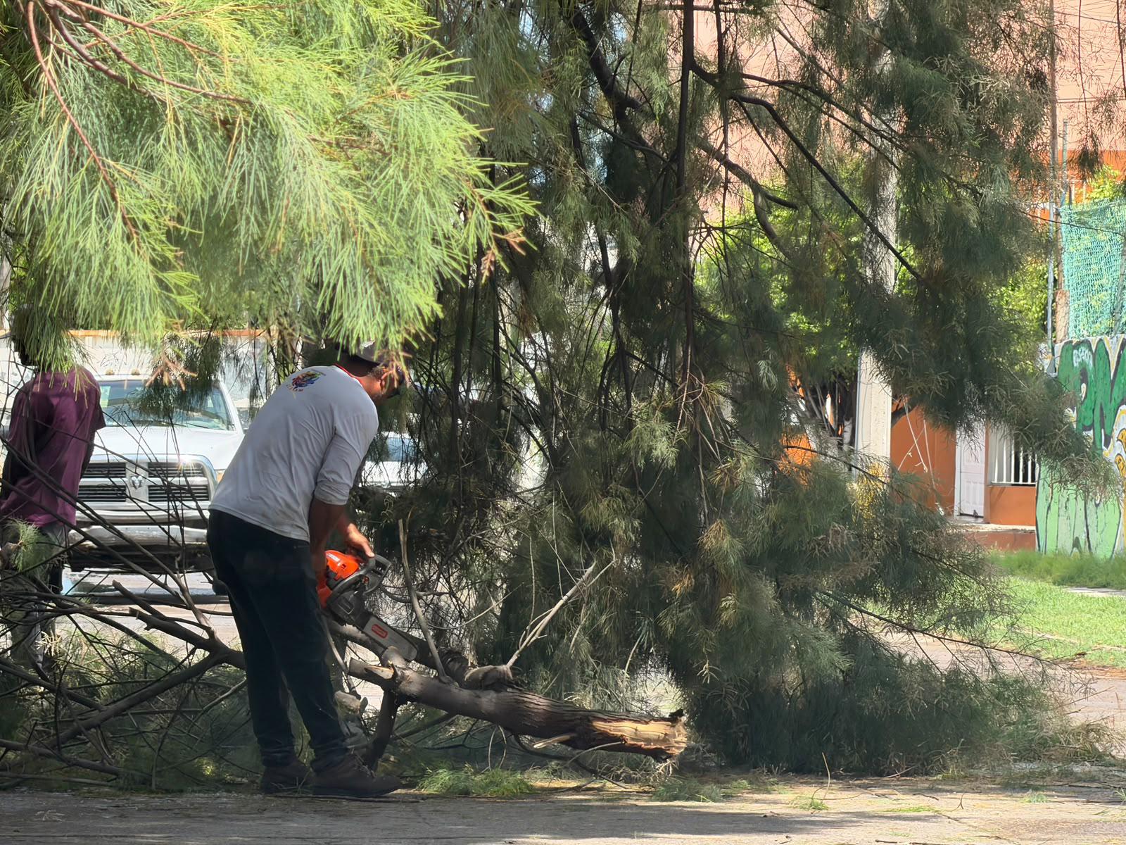 $!Colapsa de nuevo la Avenida Cruz Lizárraga en Mazatlán tras las intensas lluvias