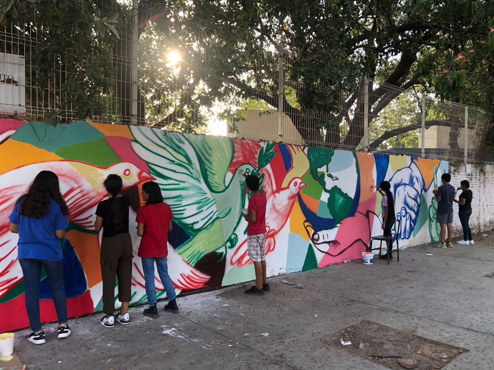 $!Estudiantes de secundaria en Culiacán dejan su legado en murales
