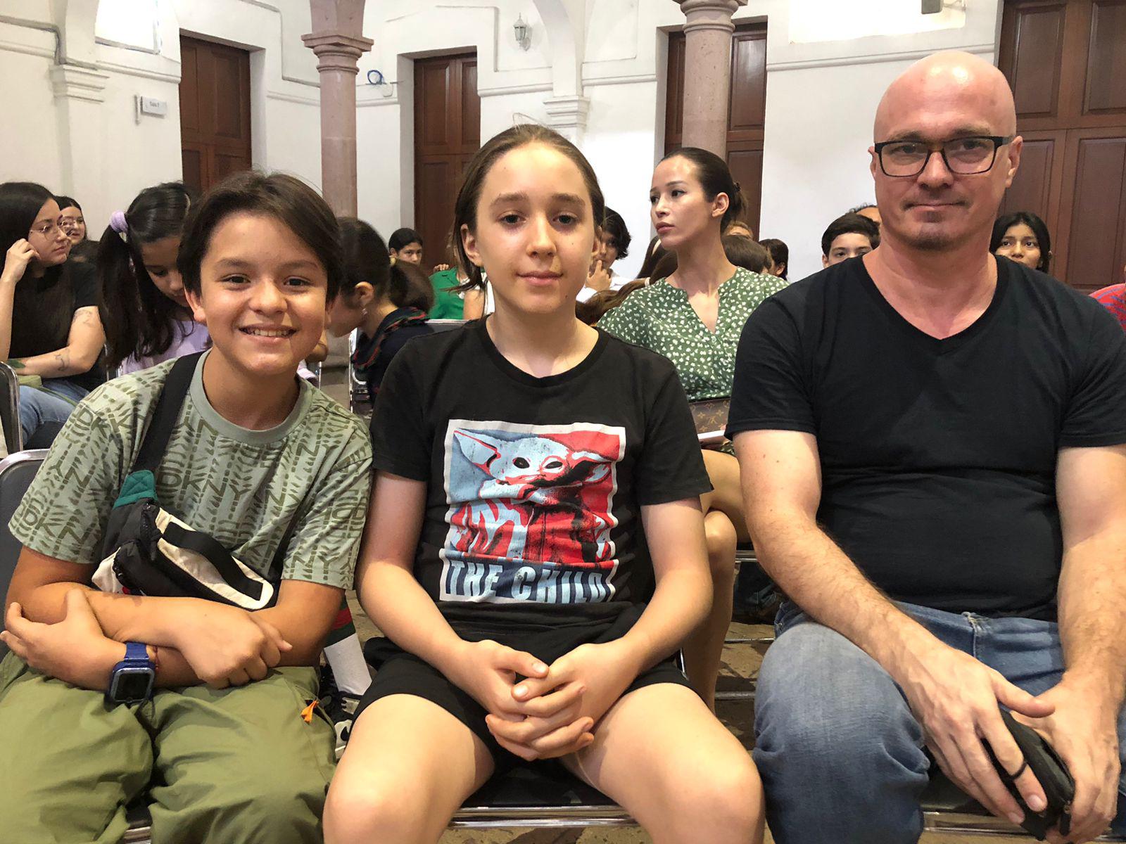 $!Peter Földesi, Lorinc Földesi y Santiago Martínez.