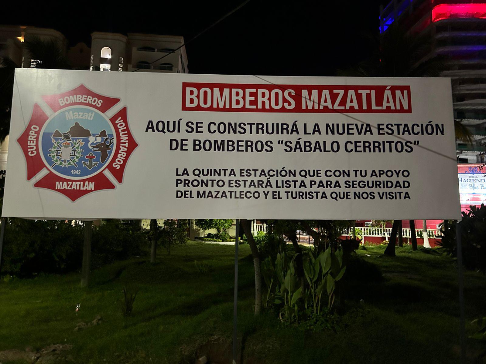 $!Bomberos Mazatlán construirá nueva estación en Cerritos para mejorar tiempos de respuesta