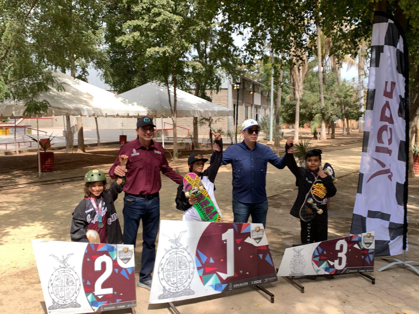 $!Obtiene Mazatlán nueve medallas en el estatal de skateboarding de Juegos Conade
