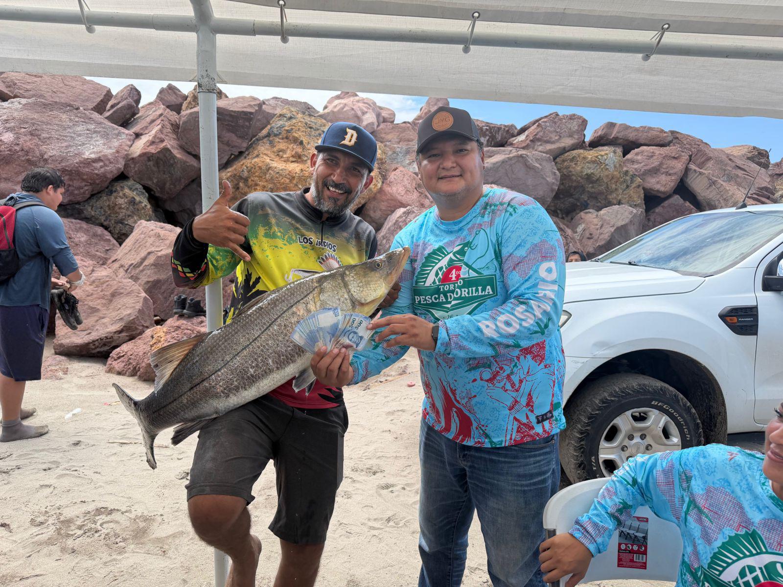 $!Alonso Amezcua conquista el Torneo de Pesca de Orilla en El Caimanero, Rosario