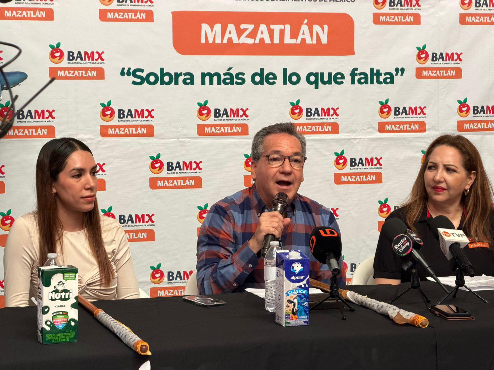 $!Lanza el Banco de Alimentos Mazatlán la campaña ‘Bigotes de Leche 2026’