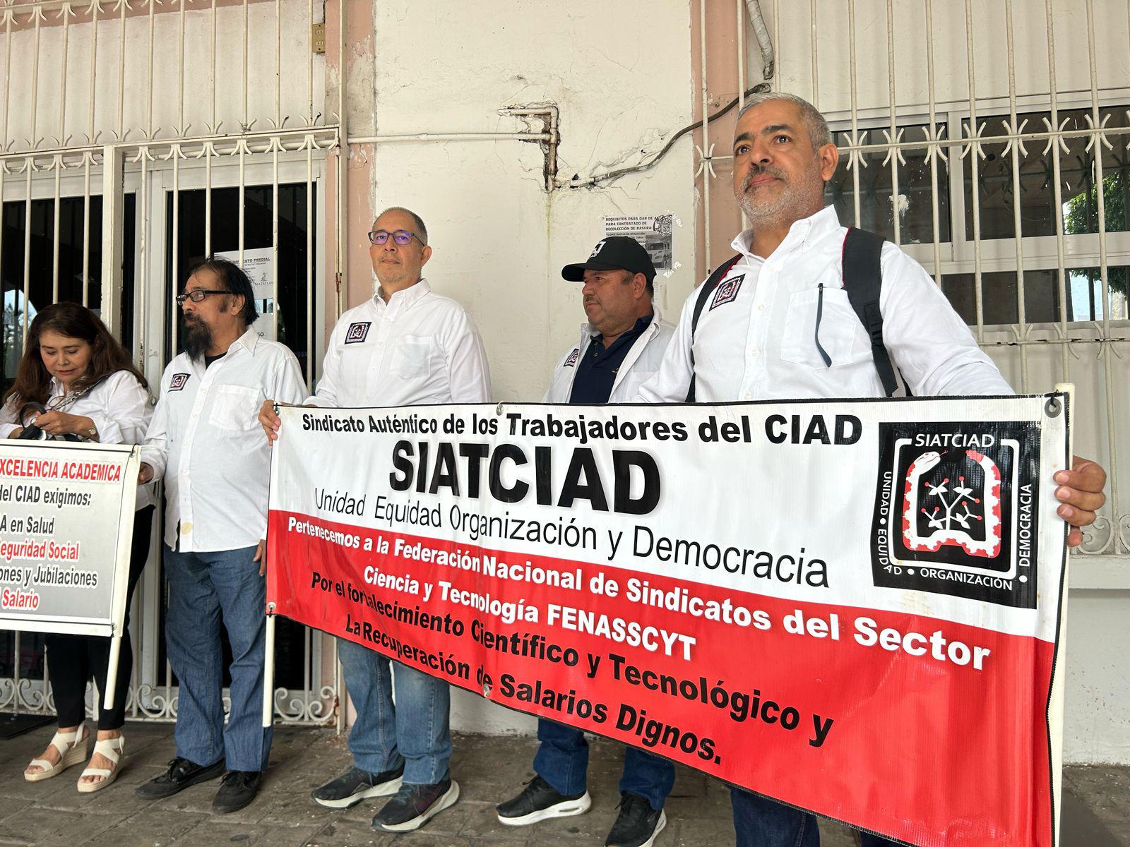 $!Pensiones dignas, prestaciones y renovación de plazas, demanda sindicato del CIAD