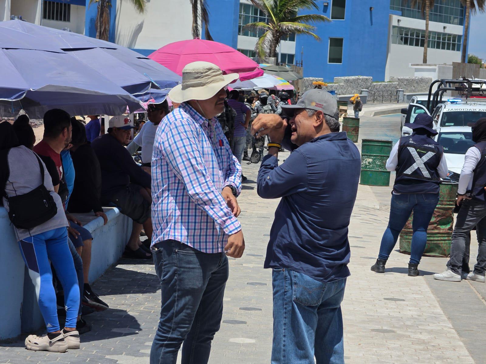 $!Suspenden inspección en Playa Pinitos tras momentos de tensión con prestadores y turistas