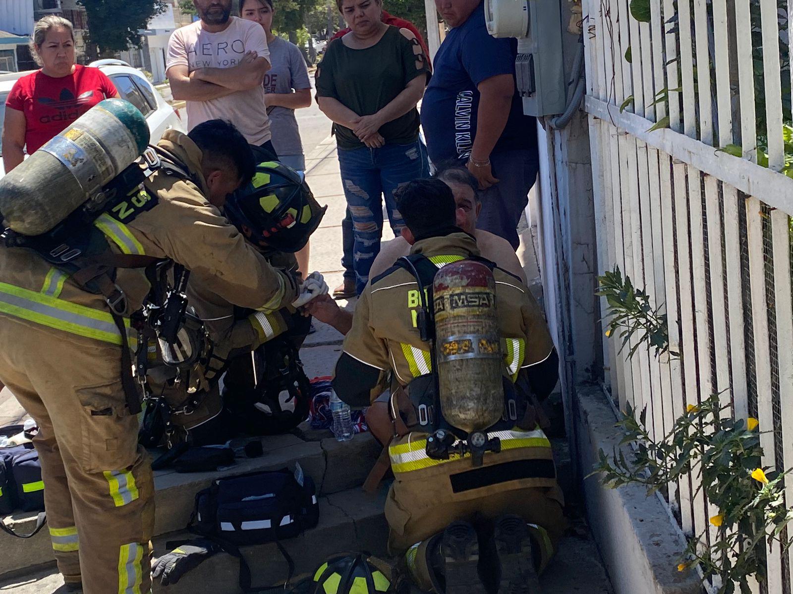 $!Propietario de vivienda resulta lesionado en conato de incendio en Mazatlán