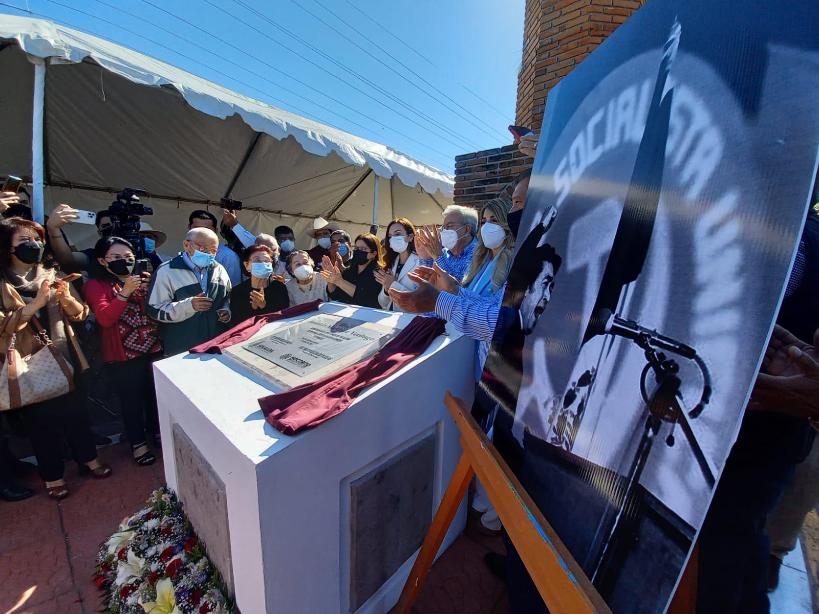 $!Conmemoran el 97 aniversario del natalicio de Arnoldo Martínez Verdugo, en Pericos