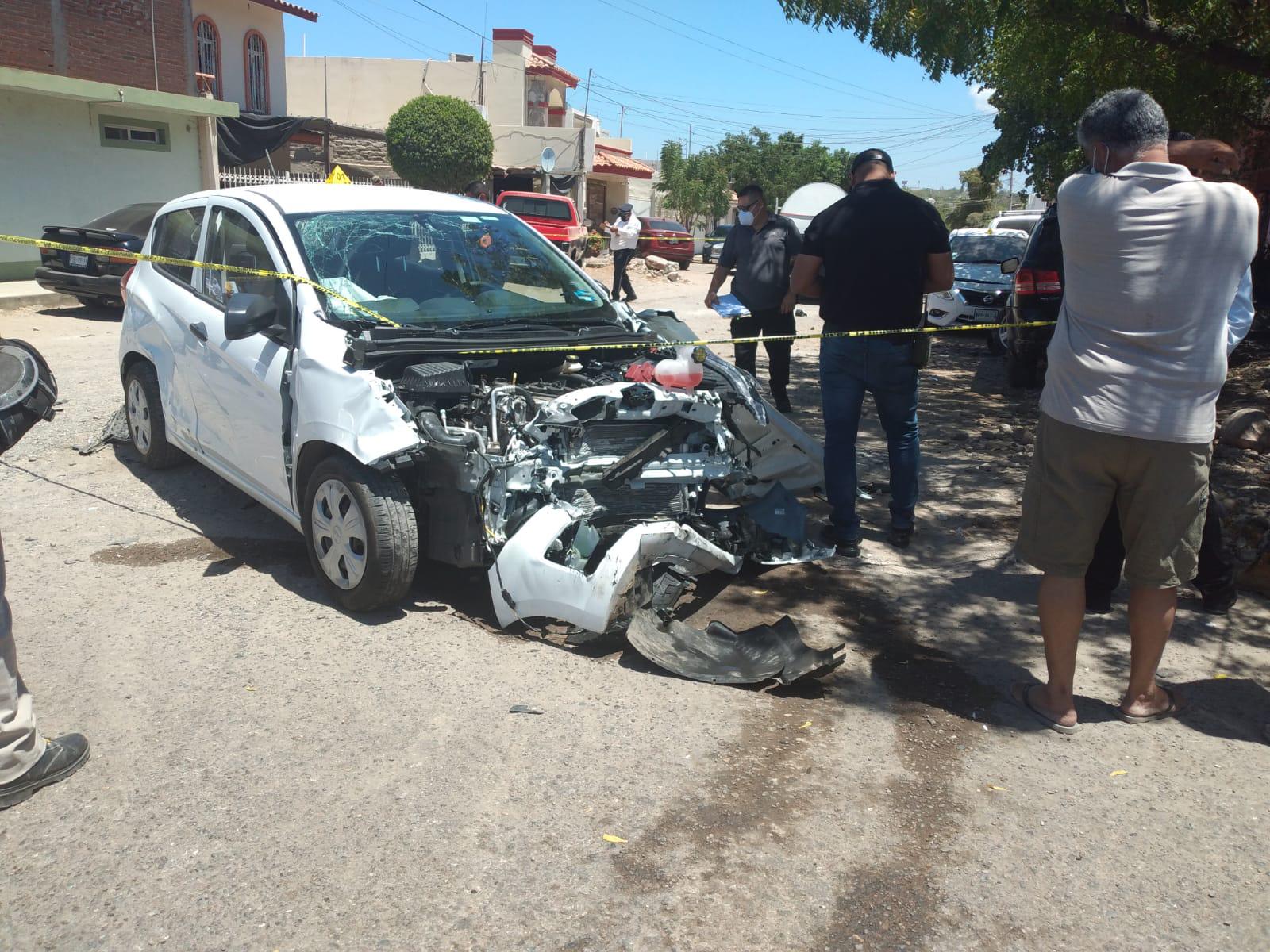 $!Muere mujer al ser atropellada por un vehículo que participó en una carambola