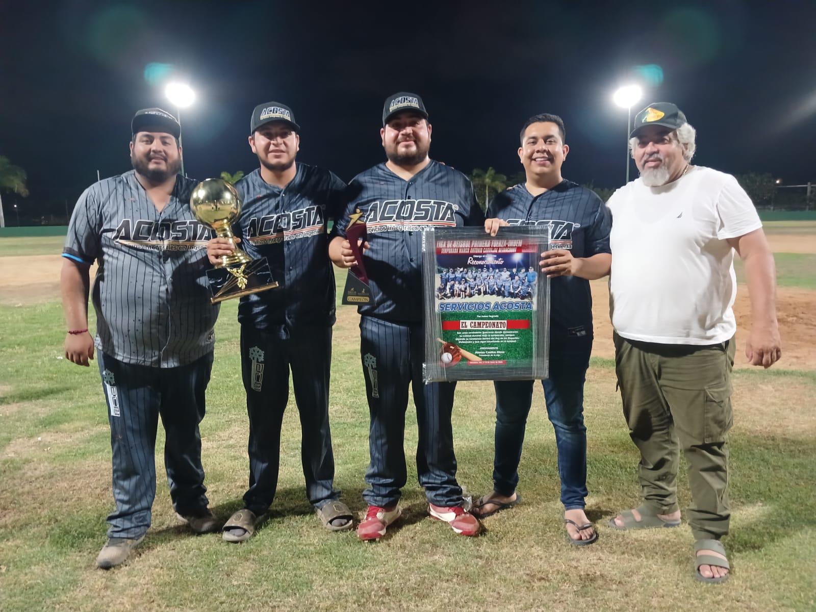 $!Hay nuevo rey en la Liga de Beisbol Primera Fuerza Nocturna Imdem