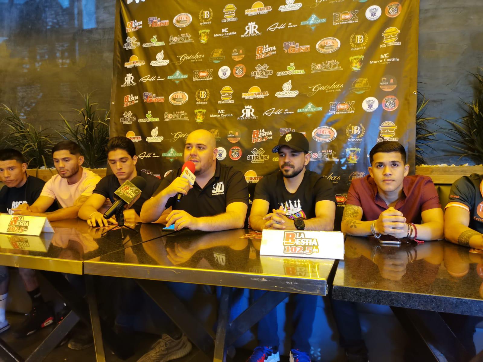 $!Listos para ‘explotar’ sus puños en el ring este viernes en Culiacán