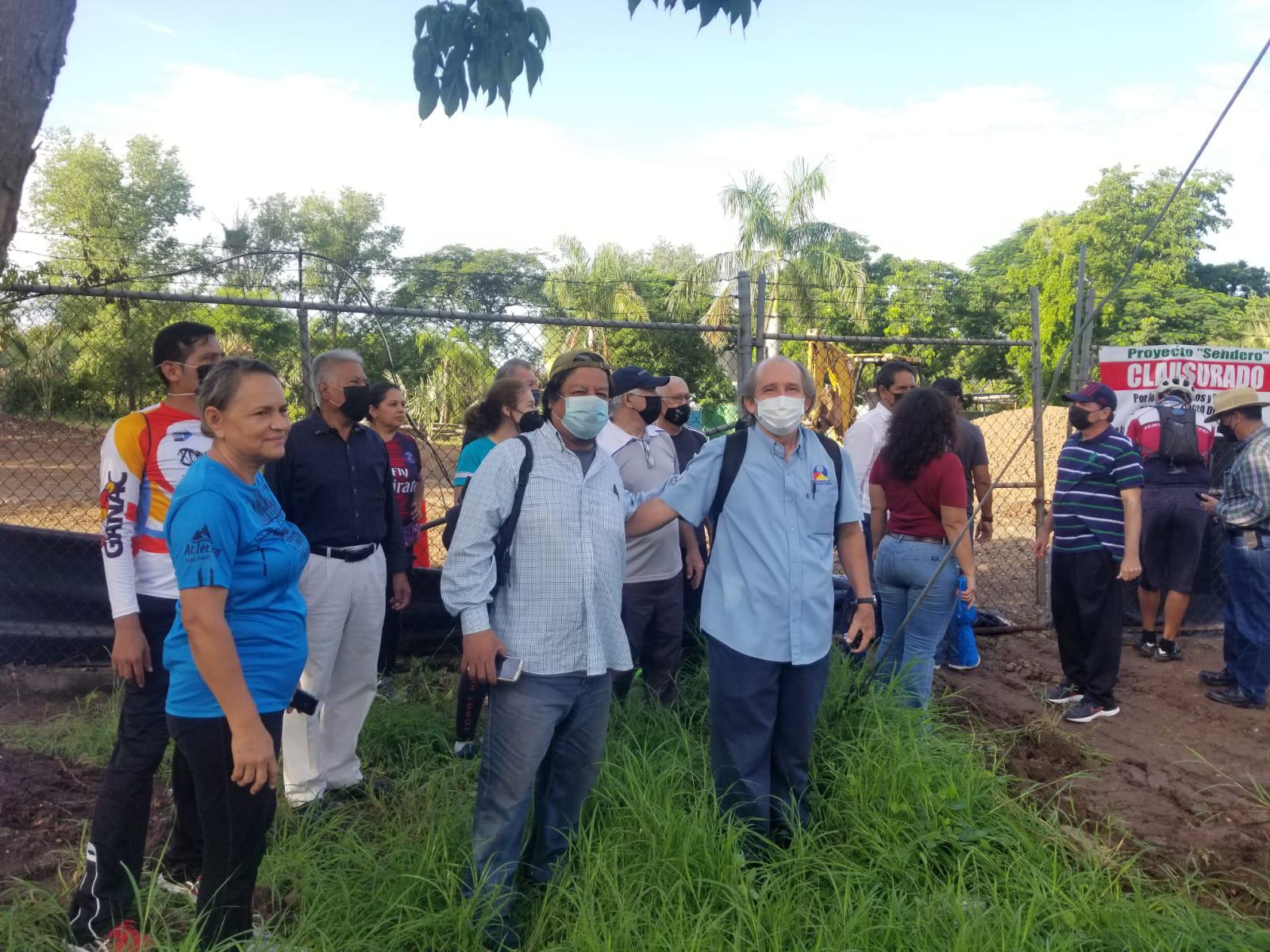 $!Realizan plantón en contra del proyecto Sendero en ‘La Milla’; se mantendrá hasta la visita de AMLO