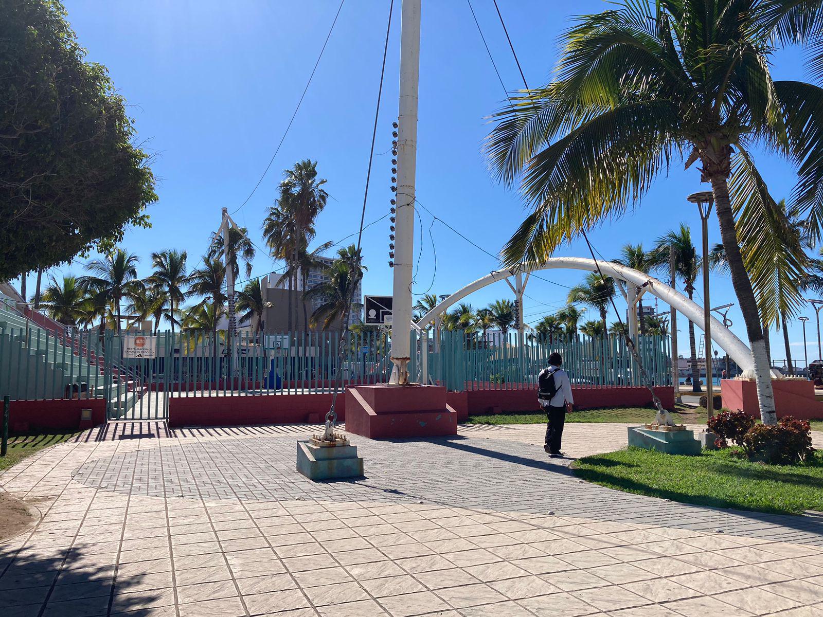 $!Entregarán en enero la cancha Martiniano Carvajal en Mazatlán