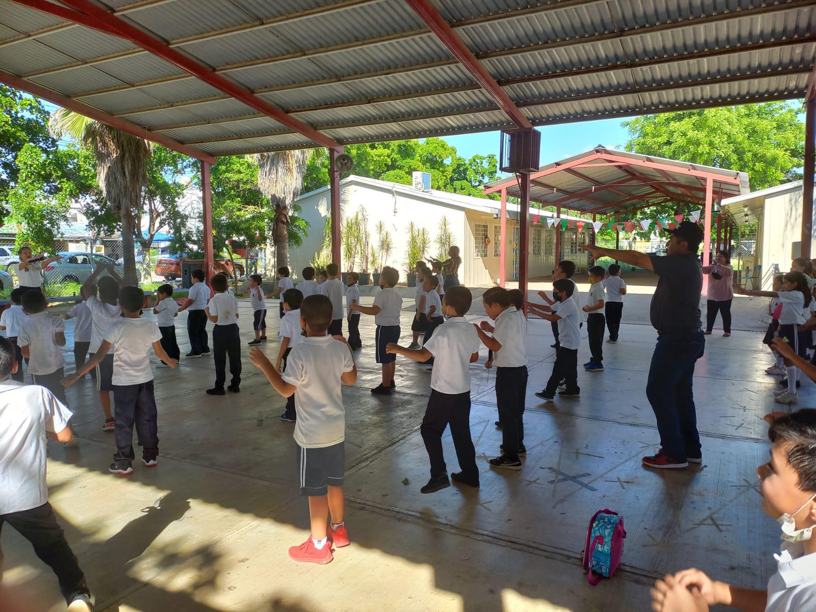 $!Activan a niños de la Escuela Primaria Bertha Limón Salazar, en Culiacán