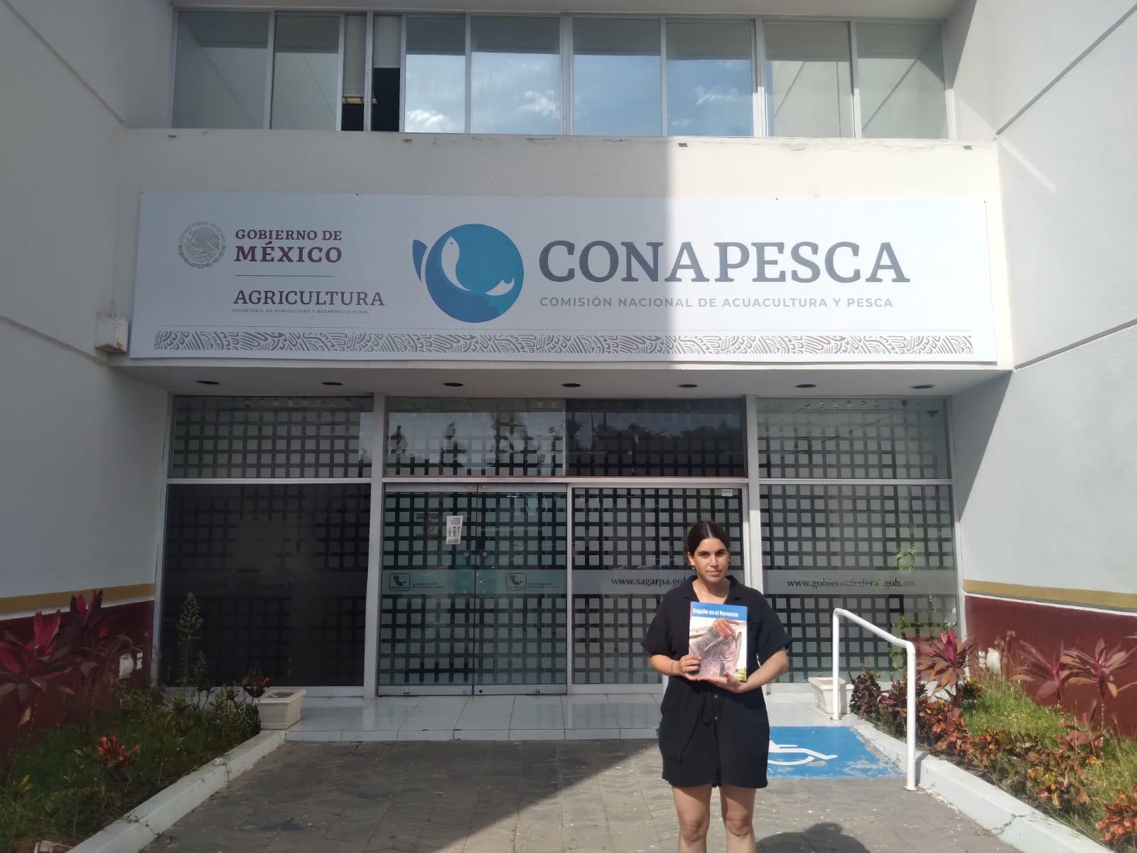 $!Mariana de Aziz no ha encontrado al Comisionado de Conapesca.