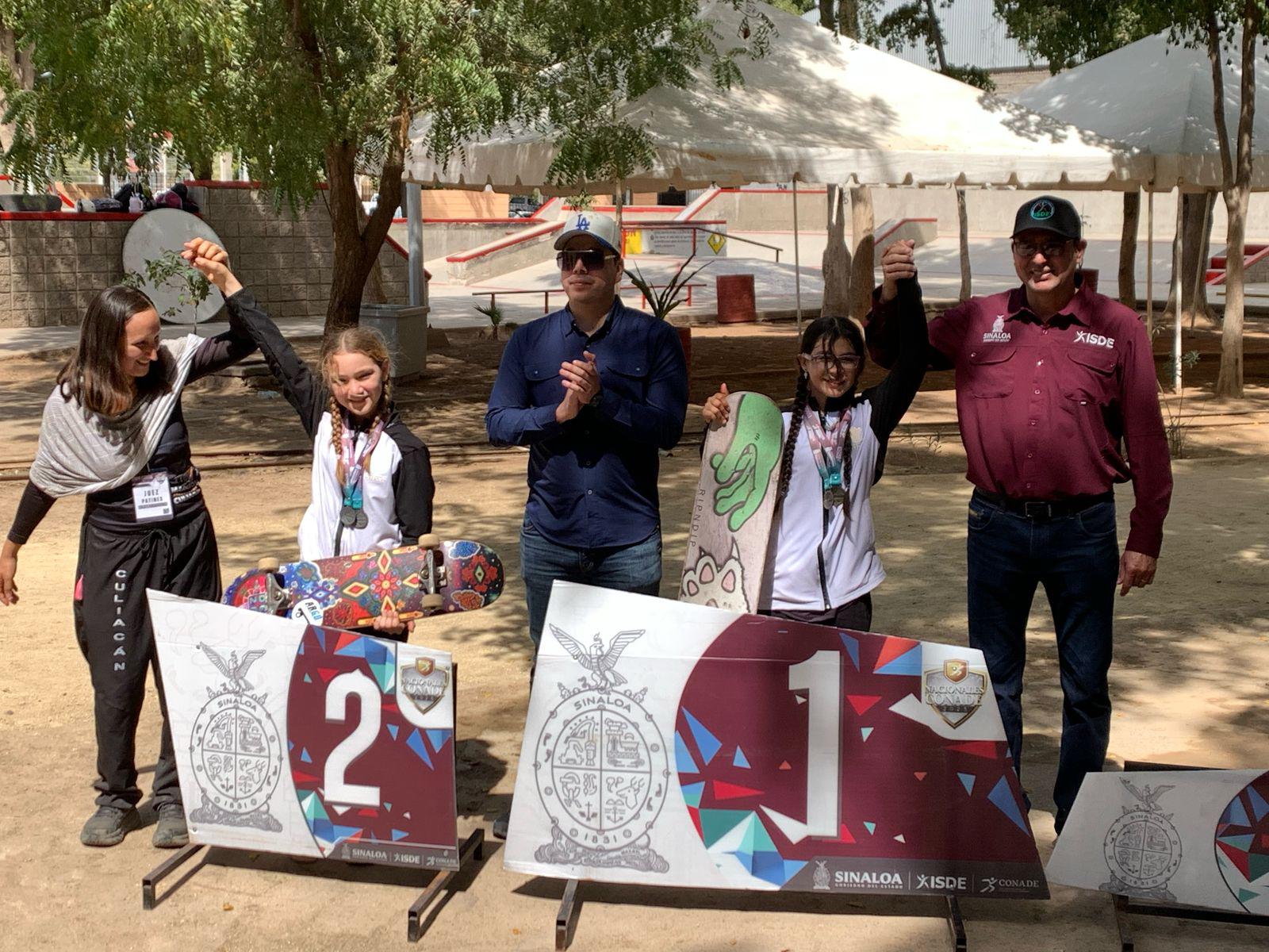 $!Obtiene Mazatlán nueve medallas en el estatal de skateboarding de Juegos Conade
