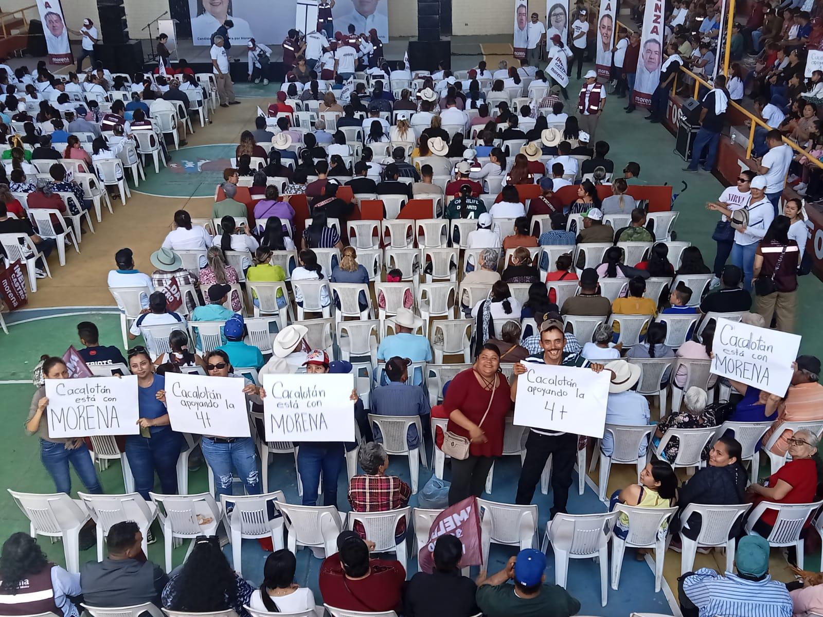 $!‘Vamos por más’, aseguran candidatos de Morena al Senado al arrancar campaña en Rosario