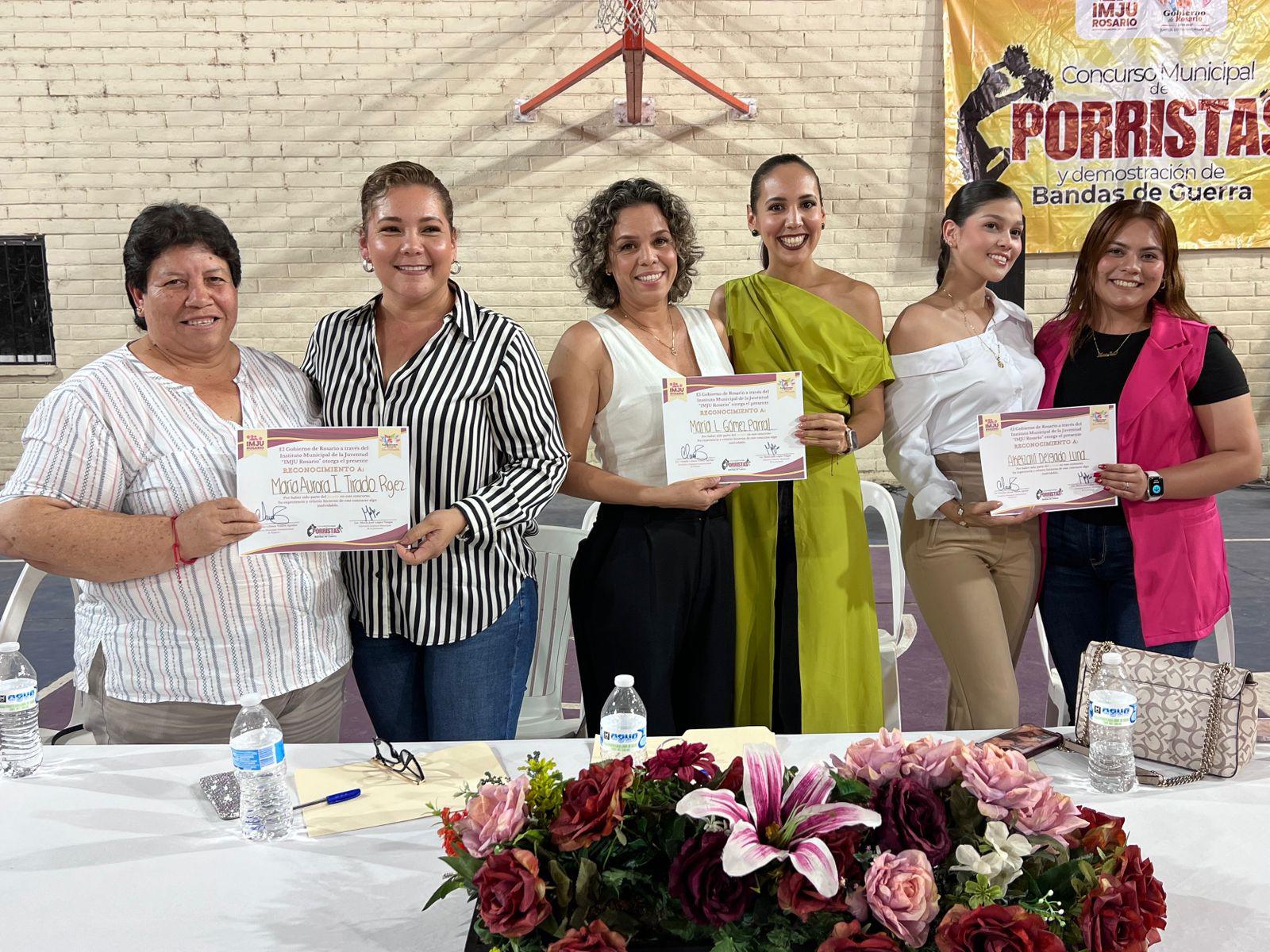 $!Prepa UAS y Secundaria Maestro Julio Hernández, ganadoras del concurso de porristas en Rosario