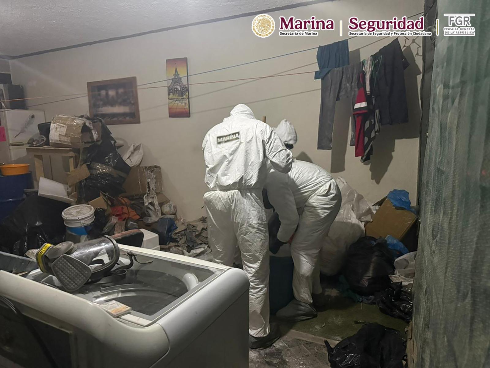 $!Desmantelan laboratorio de metanfetaminas y aseguran fentanilo en Jalisco