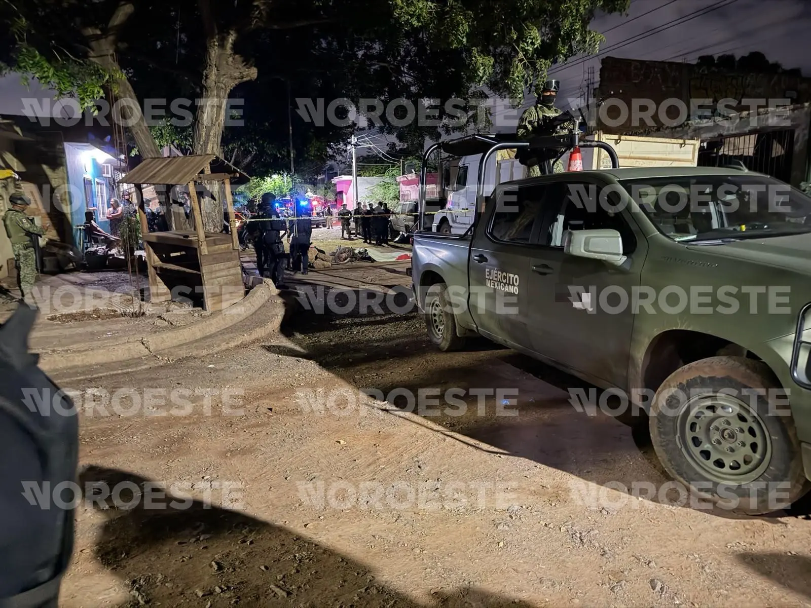 $!Con ráfagas matan a un motociclista en Villas del Sol en Mazatlán